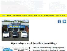 Tablet Screenshot of donshandcarwash.com